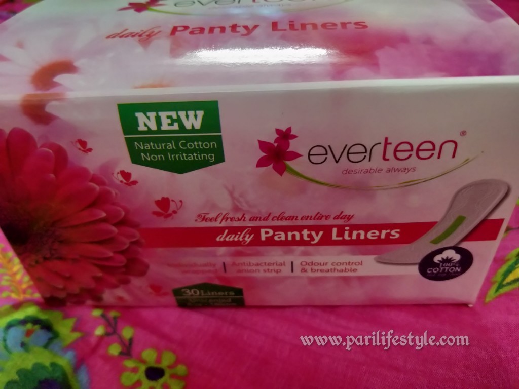 Experience with Everteen Panty Liner