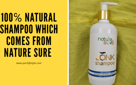 100℅ Natural Shampoo Which Comes From Nature Sure