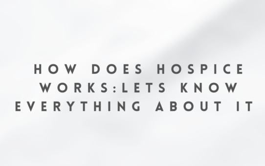 How Does Hospice Works : Let's Know Everything About It